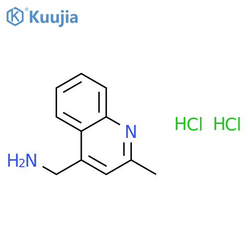 1-(2-methylquinolin-4-yl)methanamine dihydrochloride structure