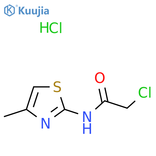 2-CHLORO-N-(4-METHYL-1,3-THIAZOL-2-YL)ACETAMIDE HYDROCHLORIDE structure