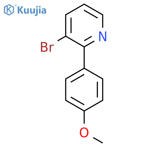 3-Bromo-2-(4-methoxyphenyl)pyridine structure