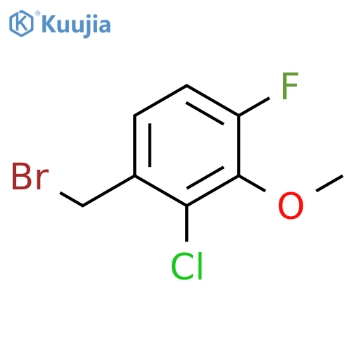 2-Chloro-4-fluoro-3-methoxybenzylbromide structure