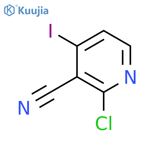 2-Chloro-4-iodonicotinonitrile structure