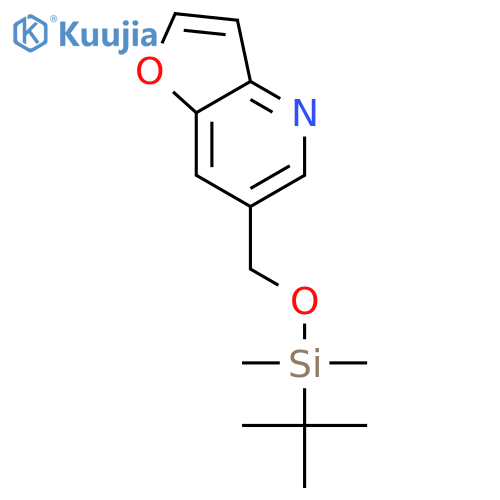 6-((tert-Butyldimethylsilyloxy)methyl)furo3,2-bpyridine structure