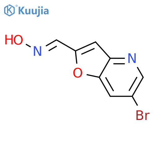 6-Bromofuro3,2-bpyridine-2-carbaldehyde oxime structure