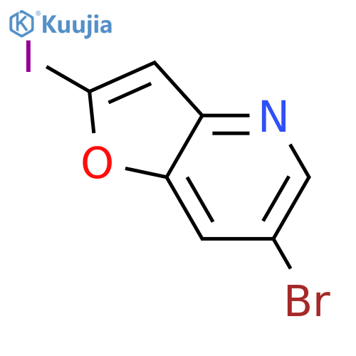 6-Bromo-2-iodofuro3,2-bpyridine structure