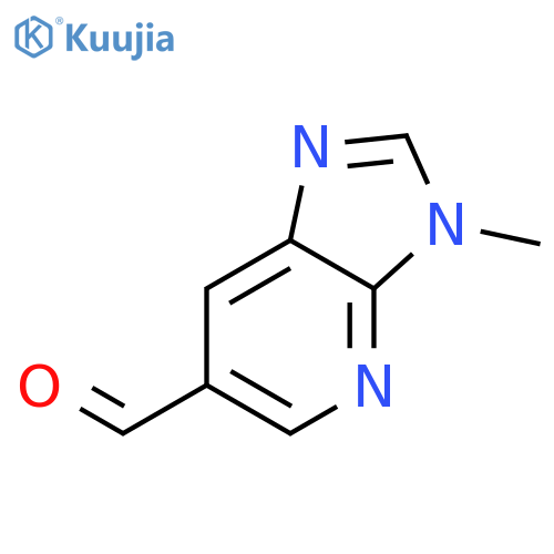 3-Methyl-3H-imidazo[4,5-b]pyridine-6-carbaldehyde structure