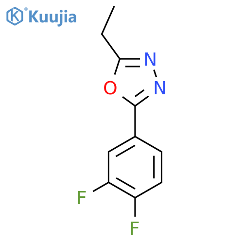 2-(3,4-Difluorophenyl)-5-ethyl-1,3,4-oxadiazole structure