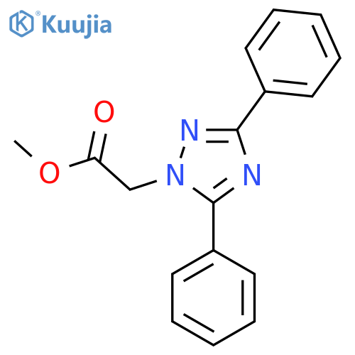 Methyl 2-(3,5-diphenyl-1H-1,2,4-triazol-1-yl)acetate structure