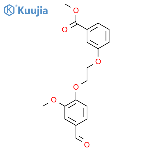 Methyl 3-2-(4-formyl-2-methoxyphenoxy)ethoxybenzoate structure
