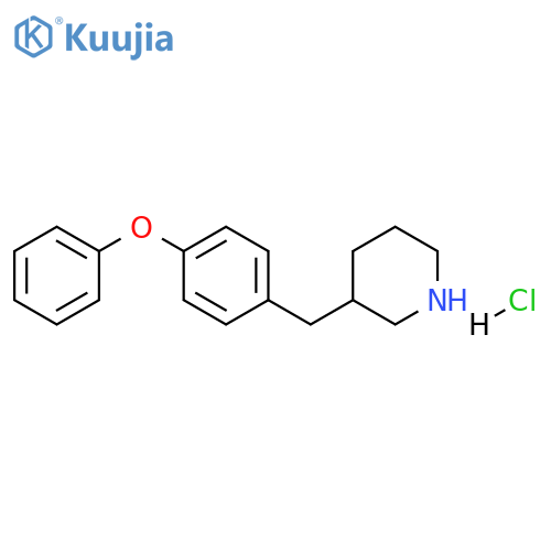 3-(4-PHENOXY-BENZYL)-PIPERIDINE HYDROCHLORIDE structure