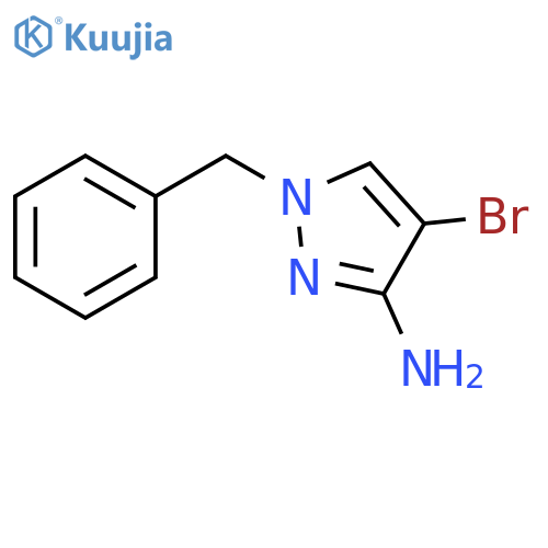 1-Benzyl-4-bromo-1H-pyrazol-3-amine structure