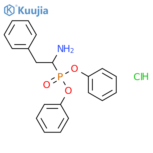 (R,S)-1-Amino-2-phenylethyl-phosphonic acid diphenyl ester HCl structure