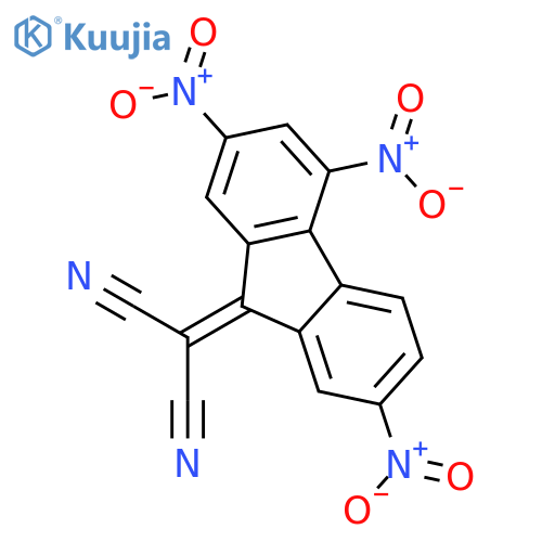 Propanedinitrile,2-(2,4,7-trinitro-9H-fluoren-9-ylidene)- structure