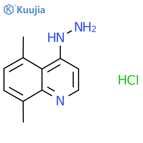 5,8-Dimethyl-4-hydrazinoquinoline hydrochloride structure