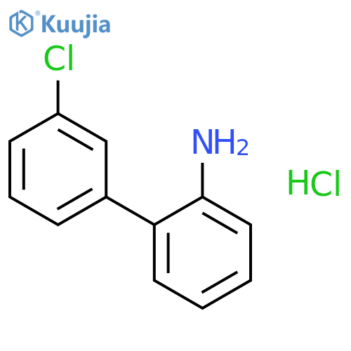 2-(3-chlorophenyl)aniline hydrochloride structure