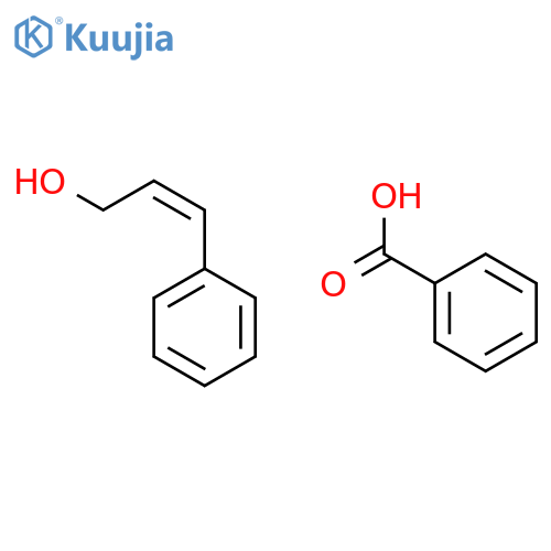 2-Propen-1-ol, 3-phenyl-, benzoate, (Z)- structure