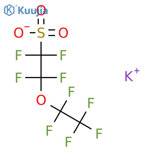 Potassium Perfluoro(2-ethoxyethane)sulphonate structure
