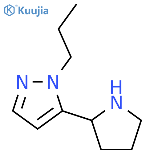 1-propyl-5-(pyrrolidin-2-yl)-1H-pyrazole structure