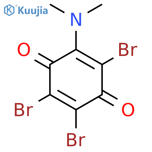 2,5-Cyclohexadiene-1,4-dione, 2,3,5-tribromo-6-(dimethylamino)- structure