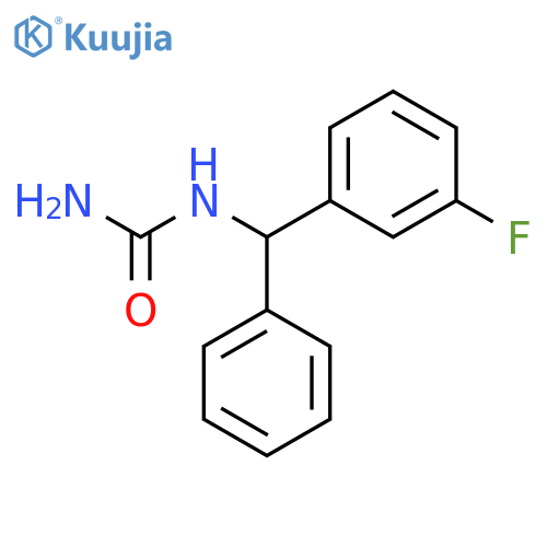 Urea, [(3-fluorophenyl)phenylmethyl]- structure