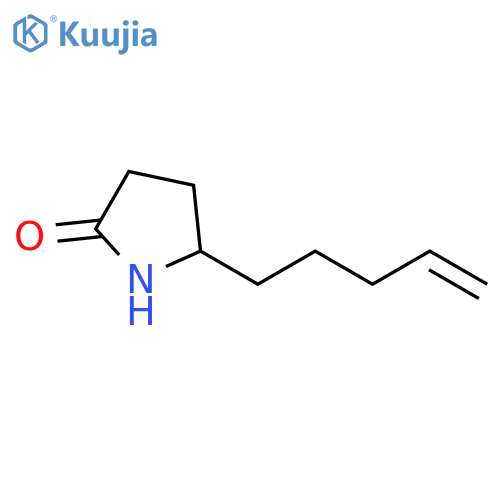 5-(4-penten-1-yl)-2-Pyrrolidinone structure