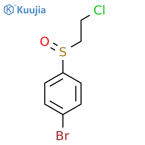 Benzene, 1-bromo-4-[(2-chloroethyl)sulfinyl]- structure