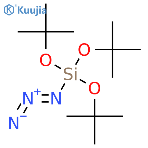 Silane, azidotris(1,1-dimethylethoxy)- structure
