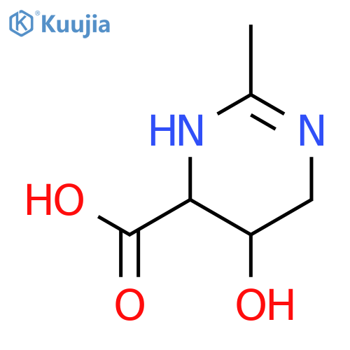 4-Pyrimidinecarboxylicacid, 3,4,5,6-tetrahydro-5-hydroxy-2-methyl- structure