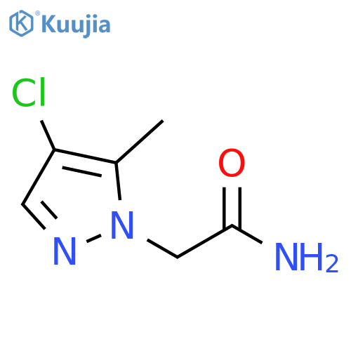 2-(4-chloro-5-methylpyrazol-1-yl)acetamide structure