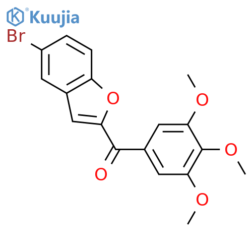 5-bromo-2-(3,4,5-trimethoxybenzoyl)-1-benzofuran structure