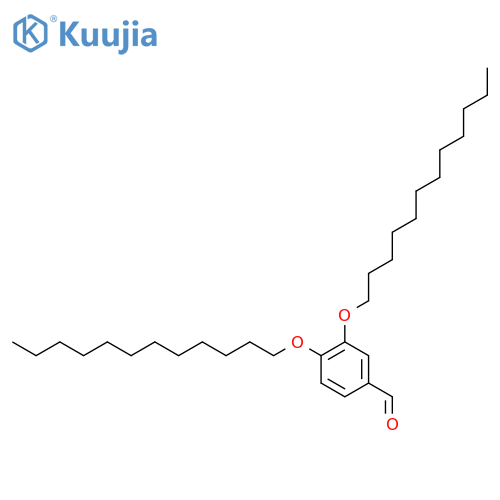 Benzaldehyde,3,4-bis(dodecyloxy)- structure