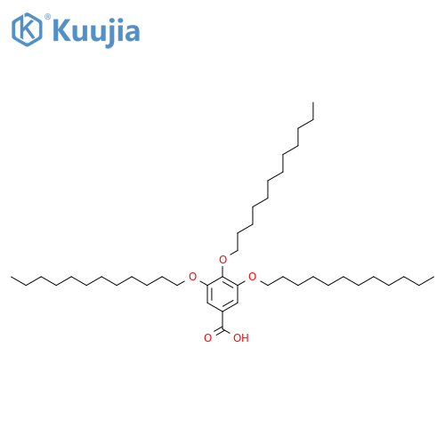 Benzoic acid, 3,4,5-tris(dodecyloxy)- structure
