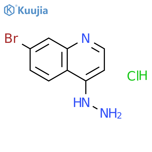 7-Bromo-4-hydrazinoquinoline hydrochloride structure