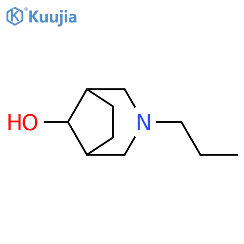3-propyl-3-azabicyclo3.2.1octan-8-ol structure
