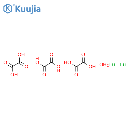 Lutetium, [m-[ethanedioato(2-)-O,O''':O',O'']]bis[ethanedioato(2-)-O,O']di-,hydrate (9CI) structure