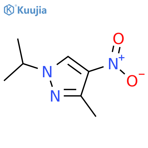 1-Isopropyl-3-methyl-4-nitro-1H-pyrazole structure