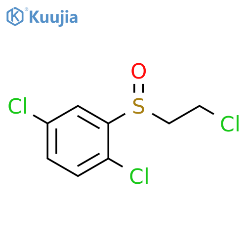 1,4-dichloro-2-(2-chloroethanesulfinyl)benzene structure