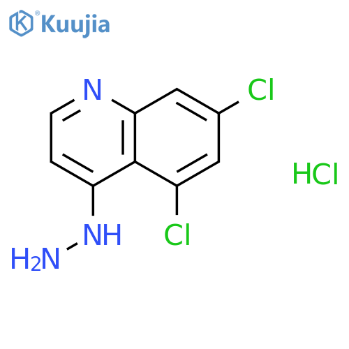 5,7-Dichloro-4-hydrazinoquinoline Hydrochloride structure