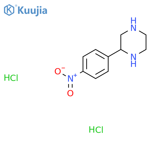 2-(4-Nitro-phenyl)-piperazine dihydrochloride structure