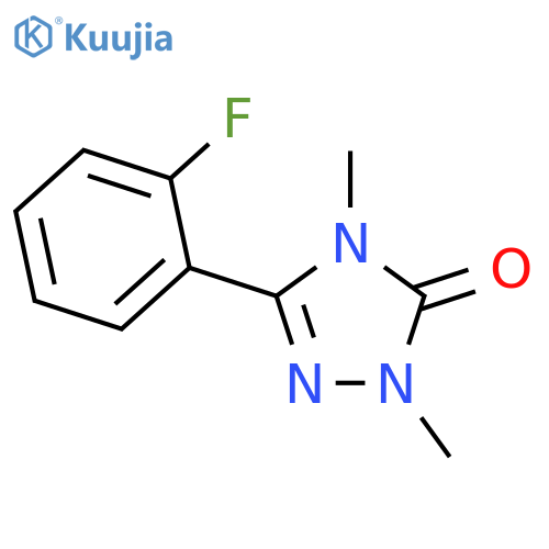 3H-1,2,4-Triazol-3-one,5-(2-fluorophenyl)-2,4-dihydro-2,4-dimethyl- structure