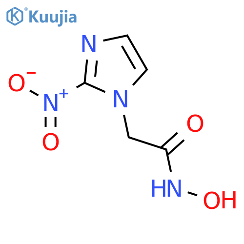 1H-Imidazole-1-acetamide,N-hydroxy-2-nitro- structure
