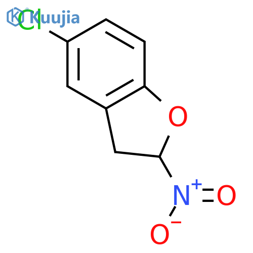 Benzofuran, 5-chloro-2,3-dihydro-2-nitro- structure