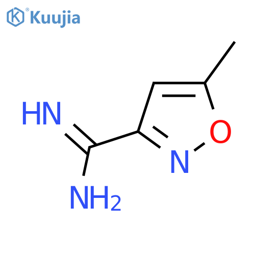 5-methyl-1,2-oxazole-3-carboximidamide structure