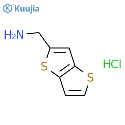 2-(Aminomethyl)thieno3,2-bthiophene hydrochloride structure