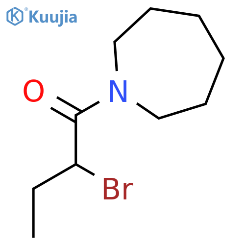 1-(2-Bromobutanoyl)azepane structure