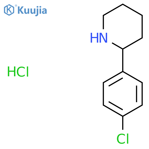 2-(4-Chlorophenyl)piperidine Hydrochloride structure
