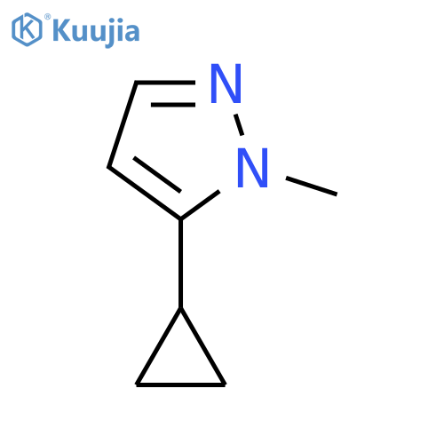 5-cyclopropyl-1-methyl-1H-pyrazole structure