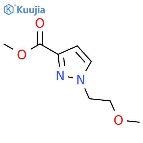 METHYL 1-(2-METHOXYETHYL)-1H-PYRAZOLE-3-CARBOXYLATE structure