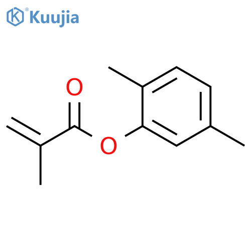 (2,5-dimethylphenyl) 2-methylprop-2-enoate structure
