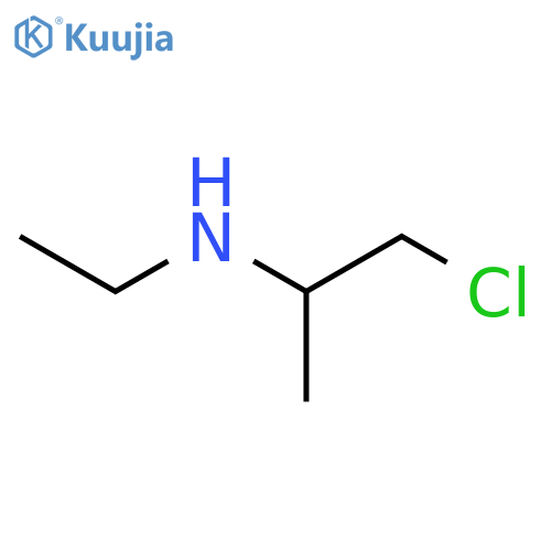 2-Propanamine, 1-chloro-N-ethyl- structure