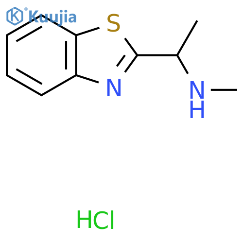 1-(1,3-Benzothiazol-2-yl)ethyl(methyl)amine Hydrochloride structure